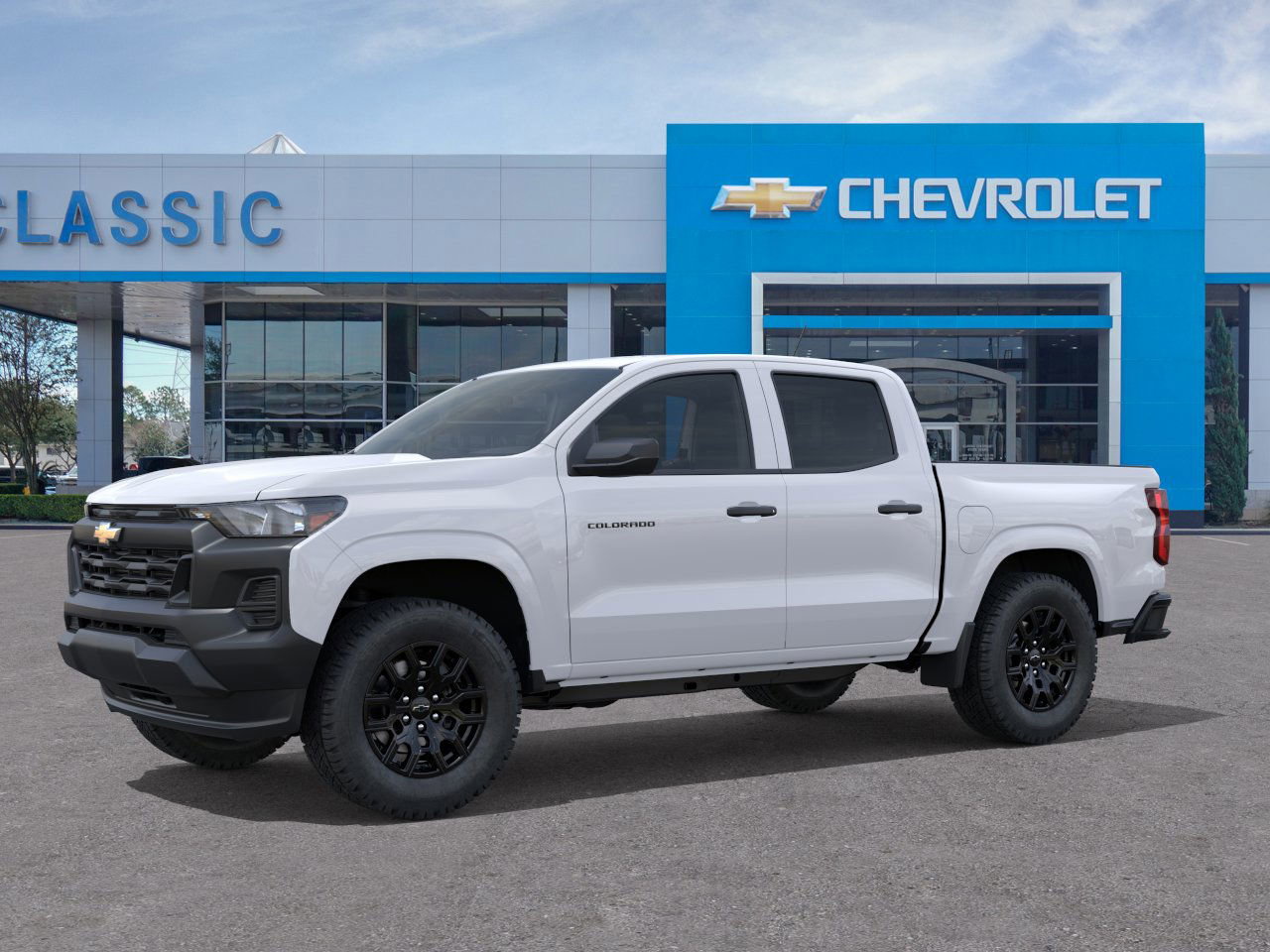 2026 Chevrolet Colorado WT White at Classic Elite Chevrolet Hwy 6