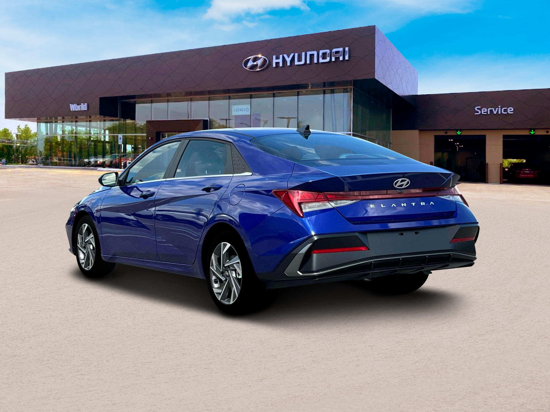 New 2025 Intense Blue Hyundai SEL Convenience image 5