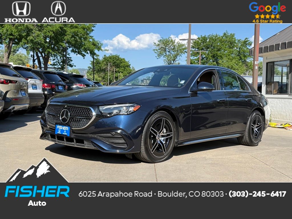Used 2024 Nautical Blue Metallic Mercedes-Benz E 450 image 1