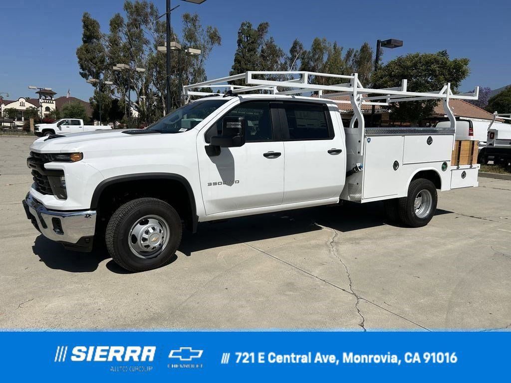 New 2025 Summit White Chevrolet Work Truck image 1