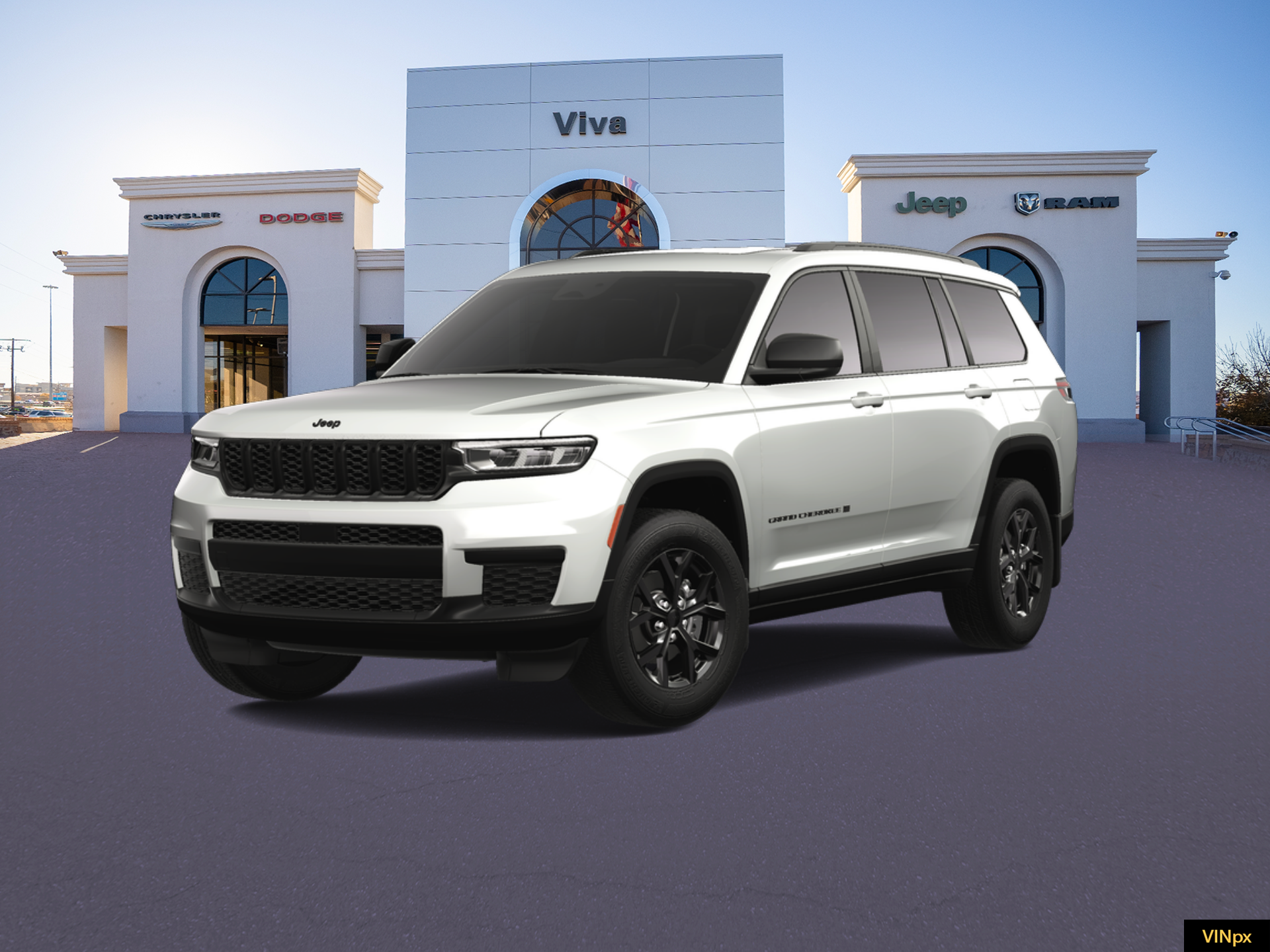 New 2025 Bright White Clear-Coat Exterior Paint Jeep Altitude X image 1