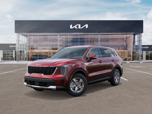 New 2025 Dawning Red Kia LX image 1