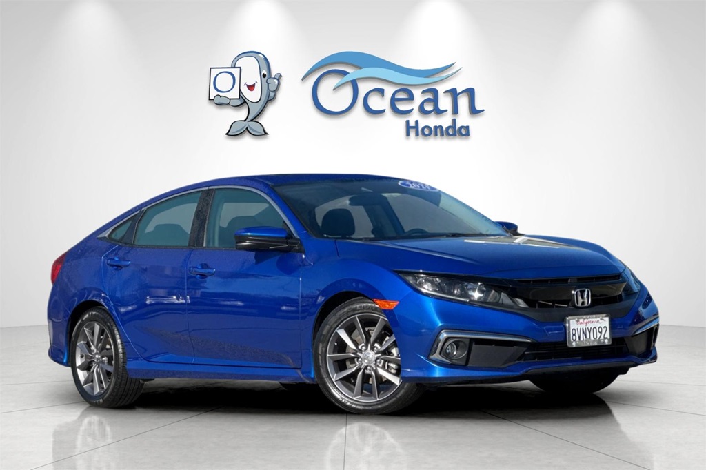 Used 2021 Honda Civic EX with VIN 19XFC1F39ME204365 for sale in Soquel, CA