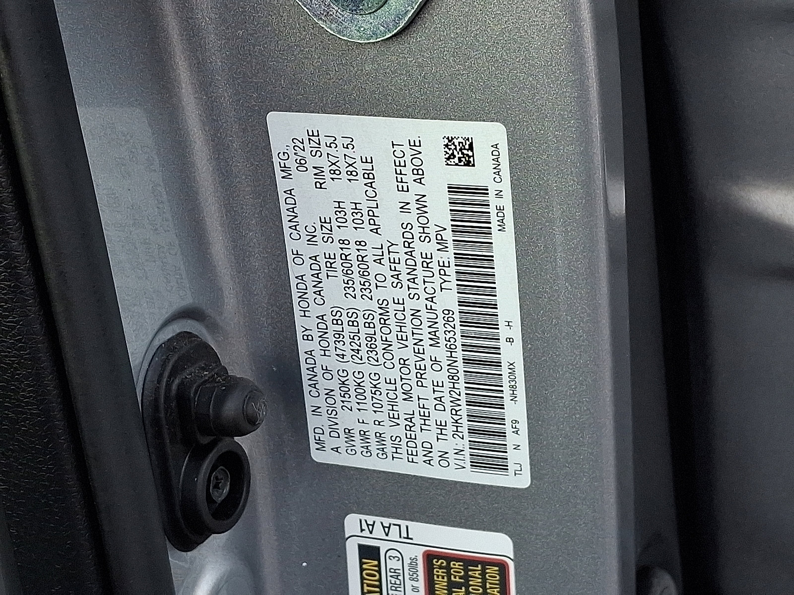 2022 Honda CR-V EX-L photo 26