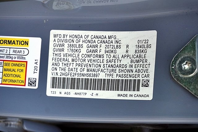 Used 2022 Blue Honda Sport image 32