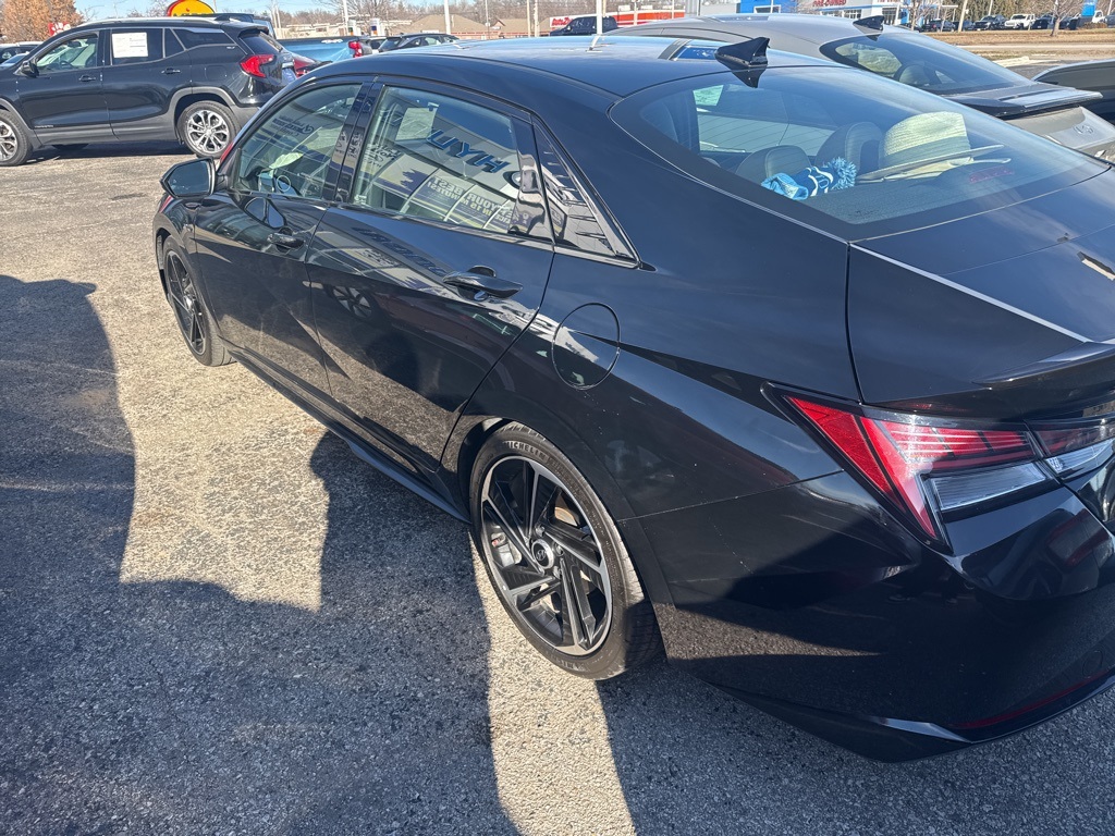 Used 2021 Hyundai Elantra N Line with VIN KMHLR4AF4MU182700 for sale in Kansas City