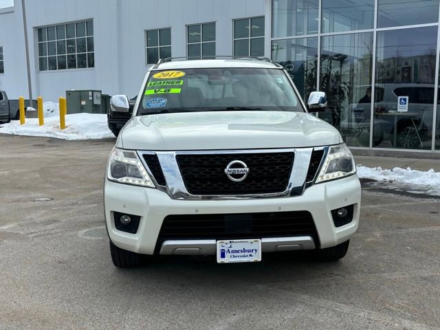 Used 2017 Nissan Armada Platinum with VIN JN8AY2NE3H9702368 for sale in Amesbury, MA