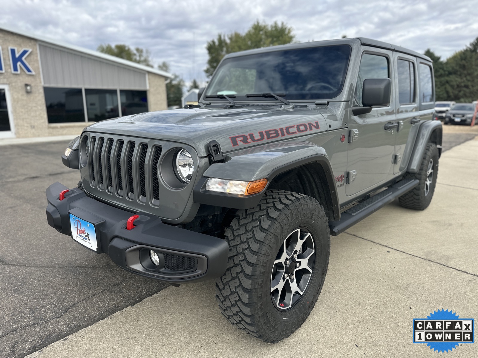 Used 2021 Jeep Wrangler Unlimited Rubicon with VIN 1C4HJXFN0MW795727 for sale in Luverne, Minnesota