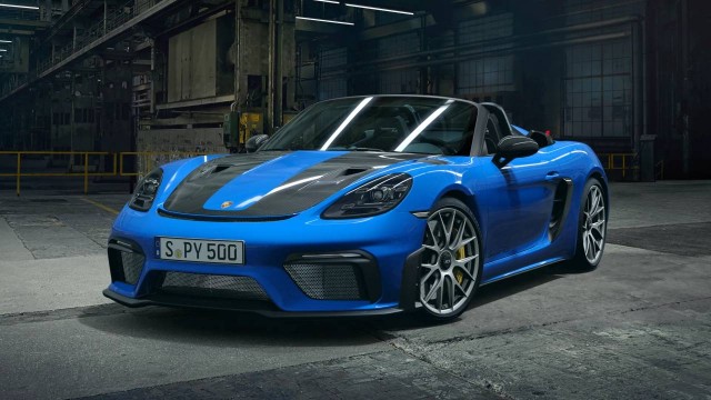 New 2025 Porsche 718 Spyder RS Coupe Blue in West Palm Beach
