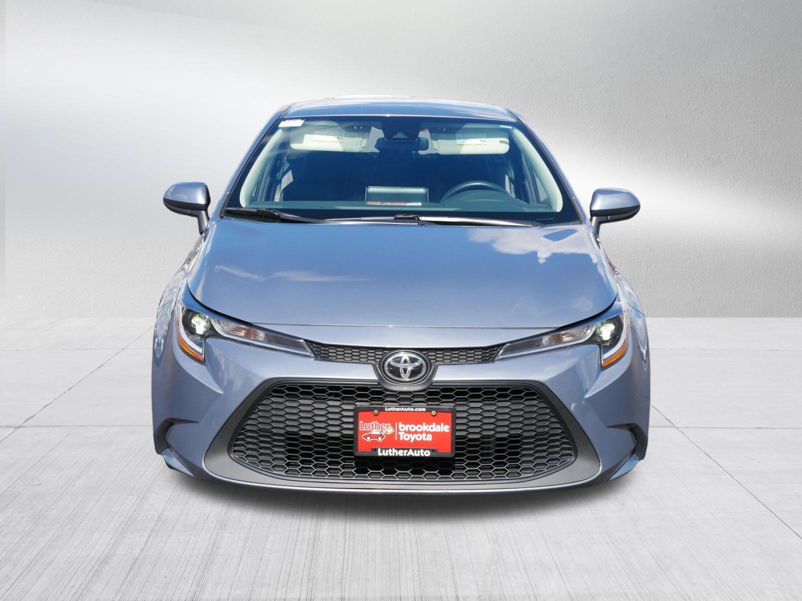 Certified 2021 Toyota Corolla LE with VIN 5YFEPMAE5MP245245 for sale in Brooklyn Center, Minnesota