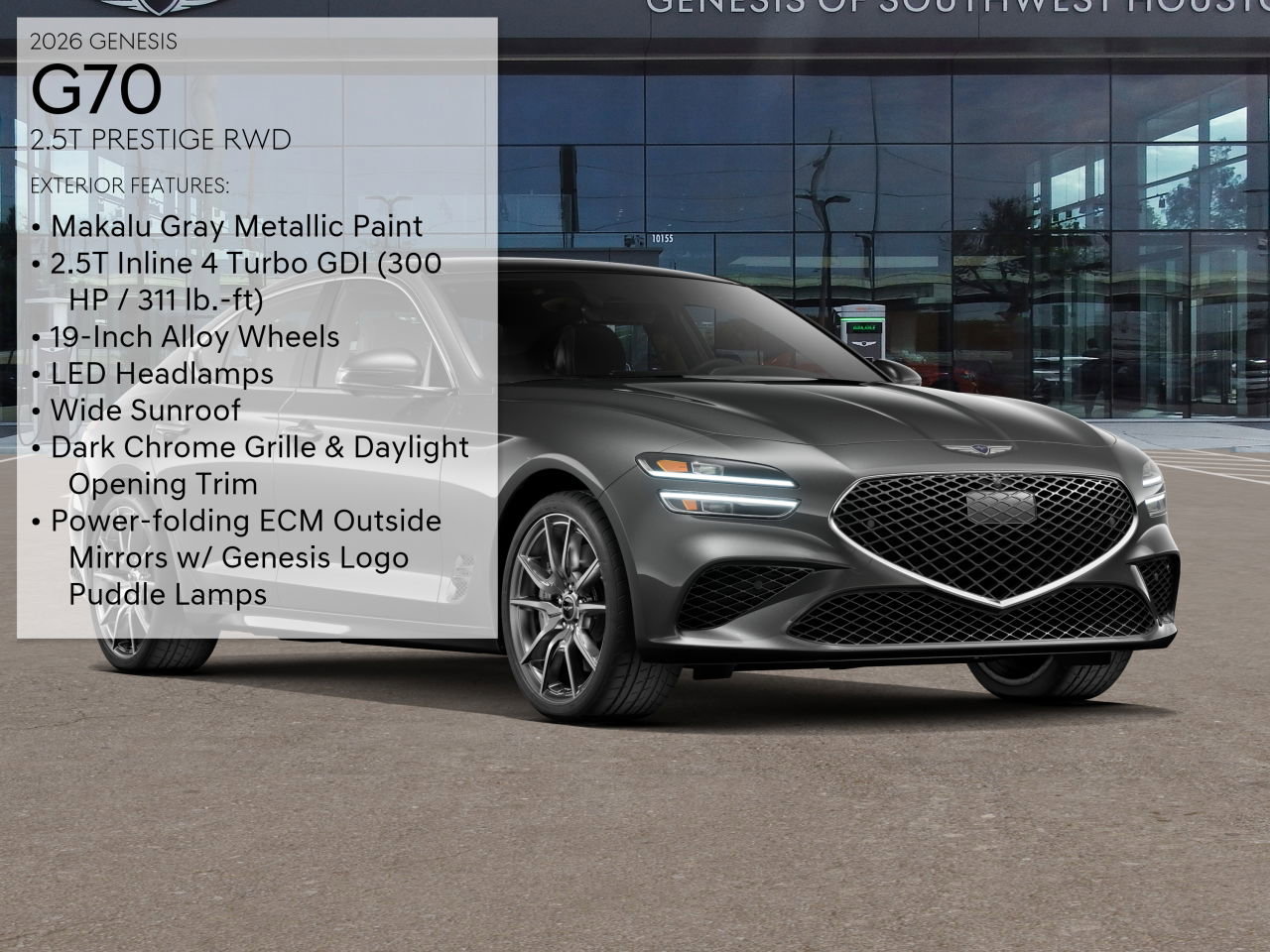 2026 Genesis G70 2.5T Prestige photo 3