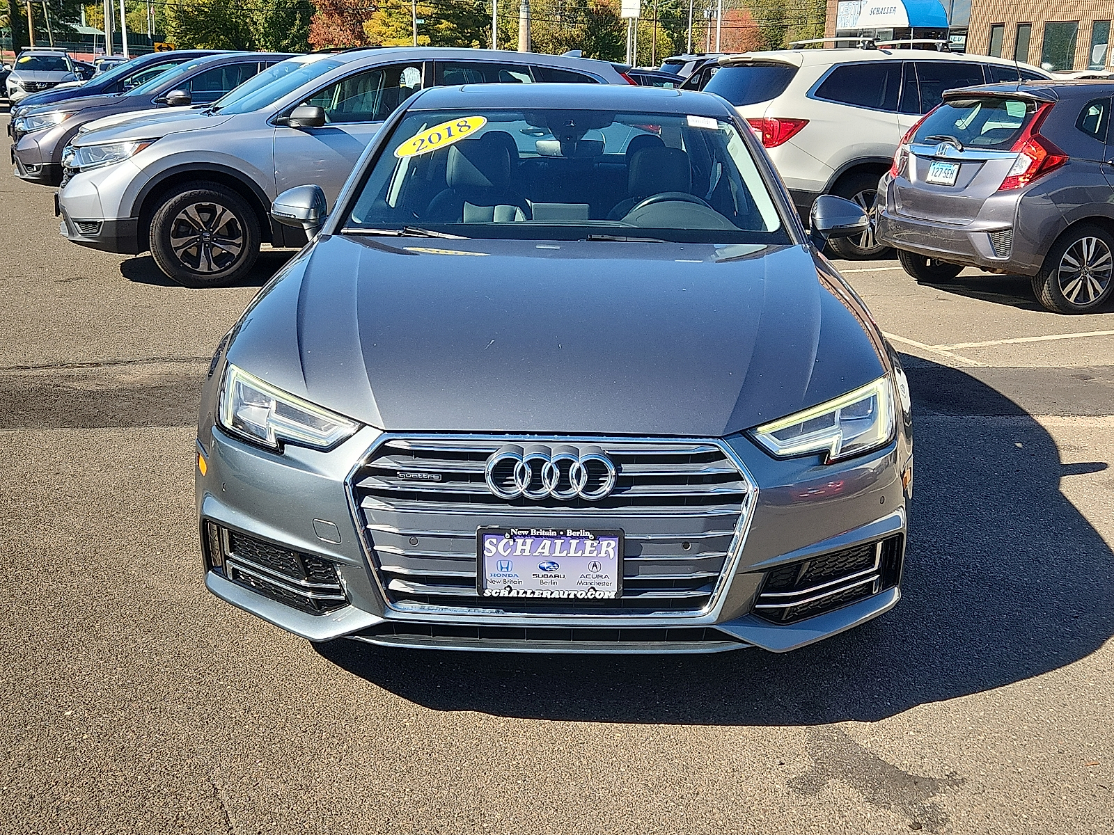 Used 2018 Audi A4 Premium Plus with VIN WAUENAF46JA091548 for sale in New Britain, CT