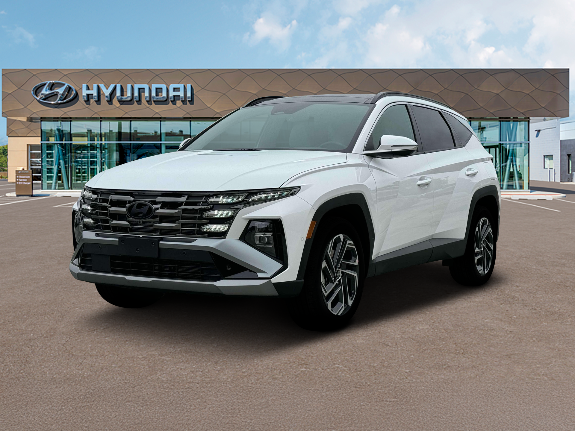 New 2025 White Hyundai Limited FWD image 1