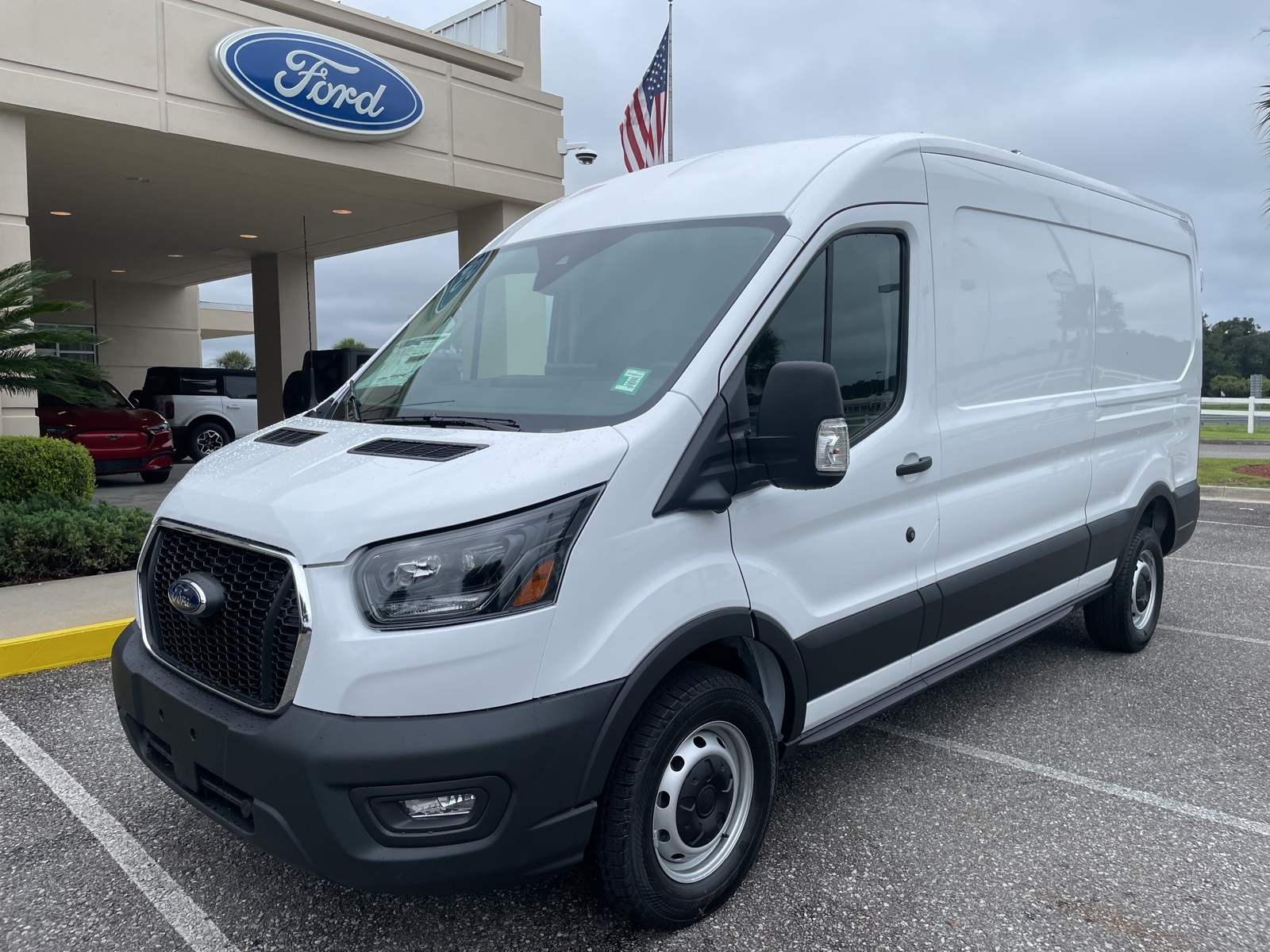 New 2024 Oxford White Ford Cargo Van image 1