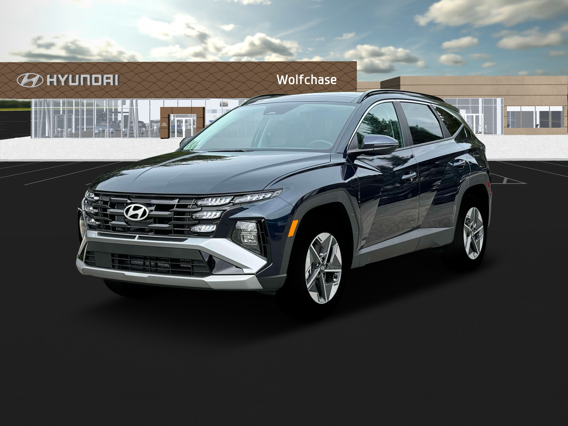 New 2025 Blue Hyundai SEL Convenience image 1