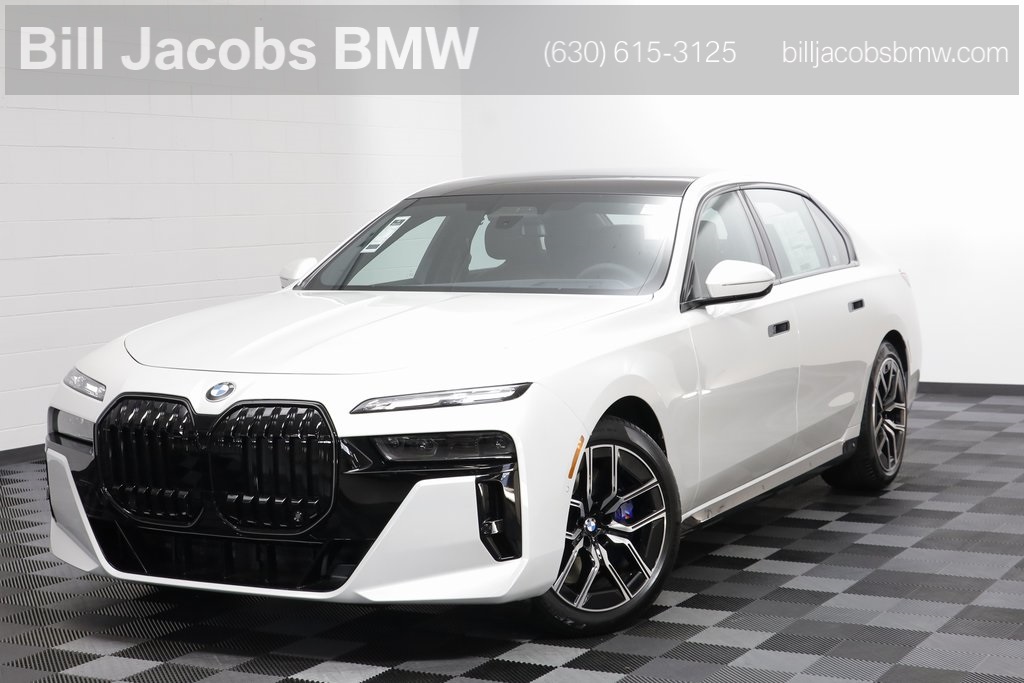 New 2025 Mineral White Metallic BMW 760i xDrive image 1