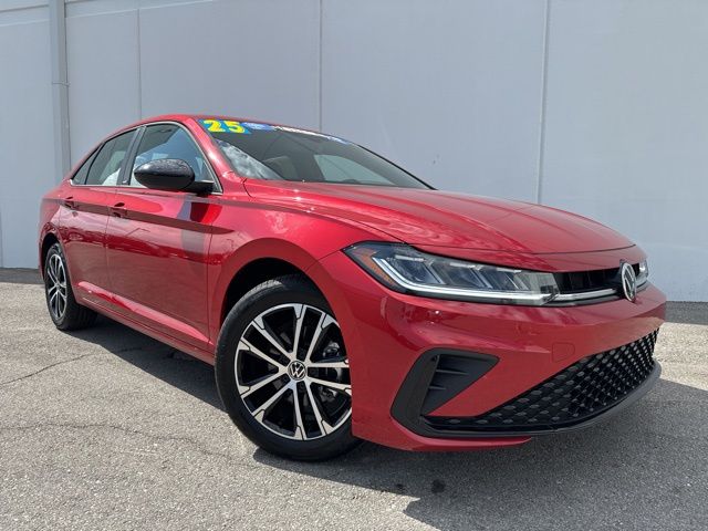 Certified 2025 Volkswagen Jetta Sport with VIN 3VWBX7BU0SM027175 for sale in Kansas City