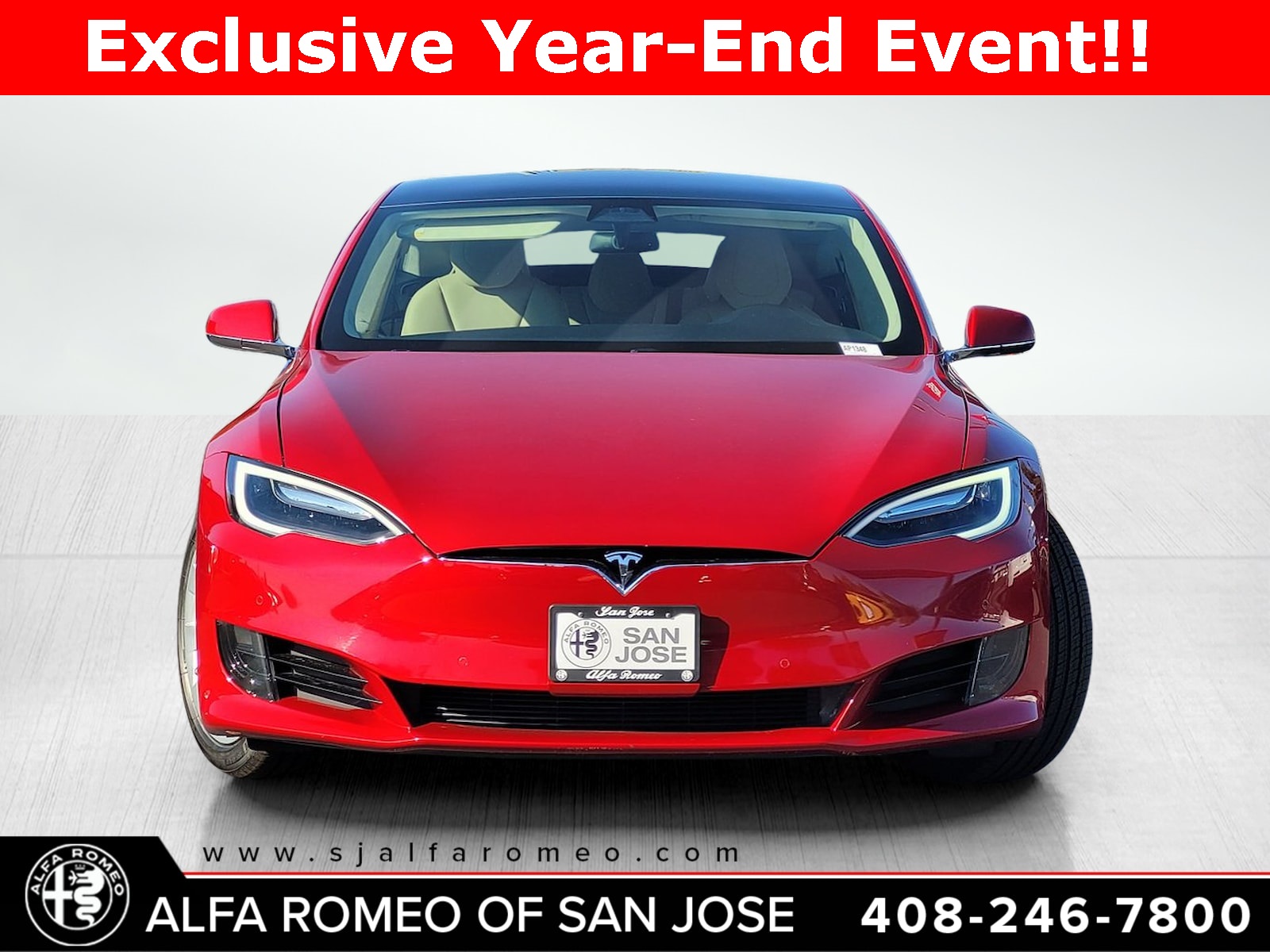 Used 2017 Tesla Model S 75 with VIN 5YJSA1E19HF198152 for sale in San Jose, CA