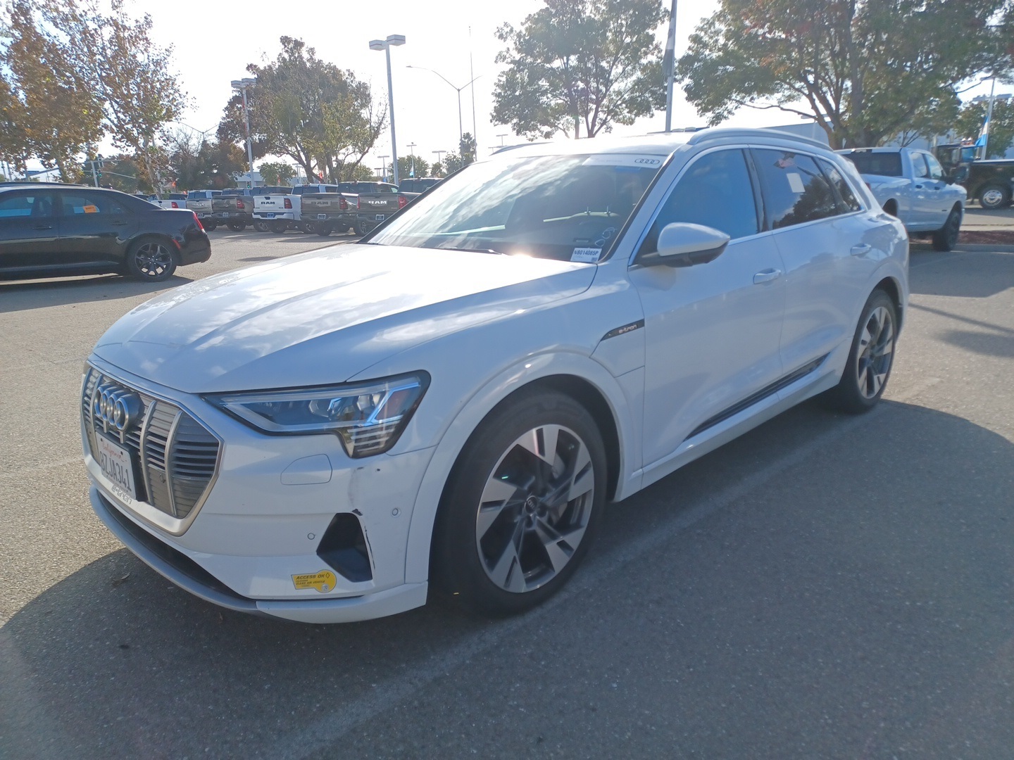 Used 2022 Audi e-tron Premium Plus with VIN WA1LAAGE4NB014085 for sale in Tracy, CA