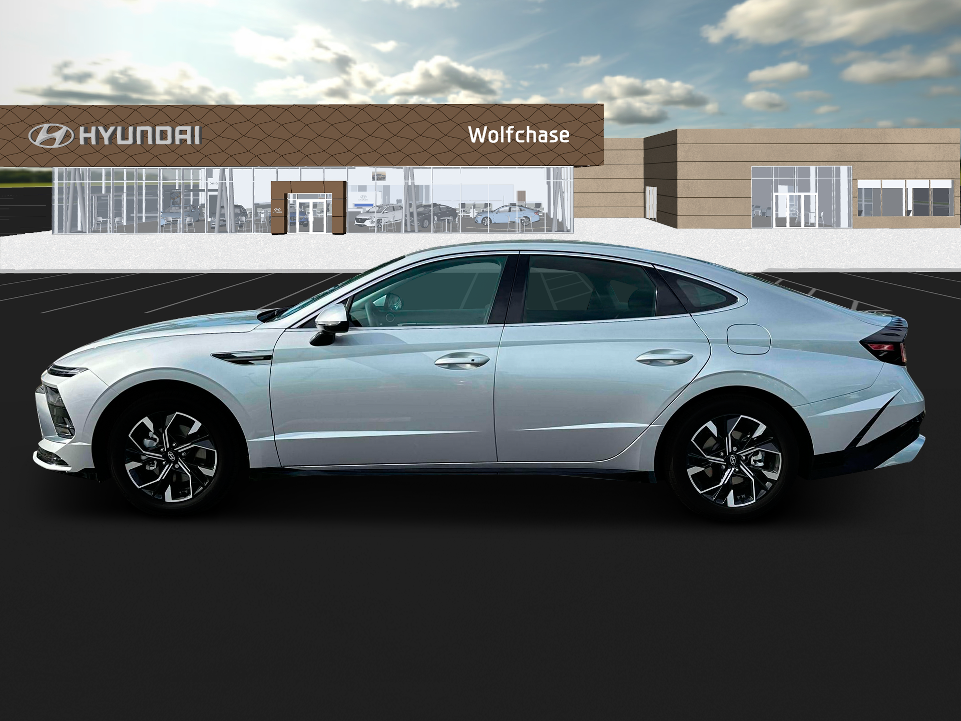 New 2025 Silver Hyundai SEL image 3