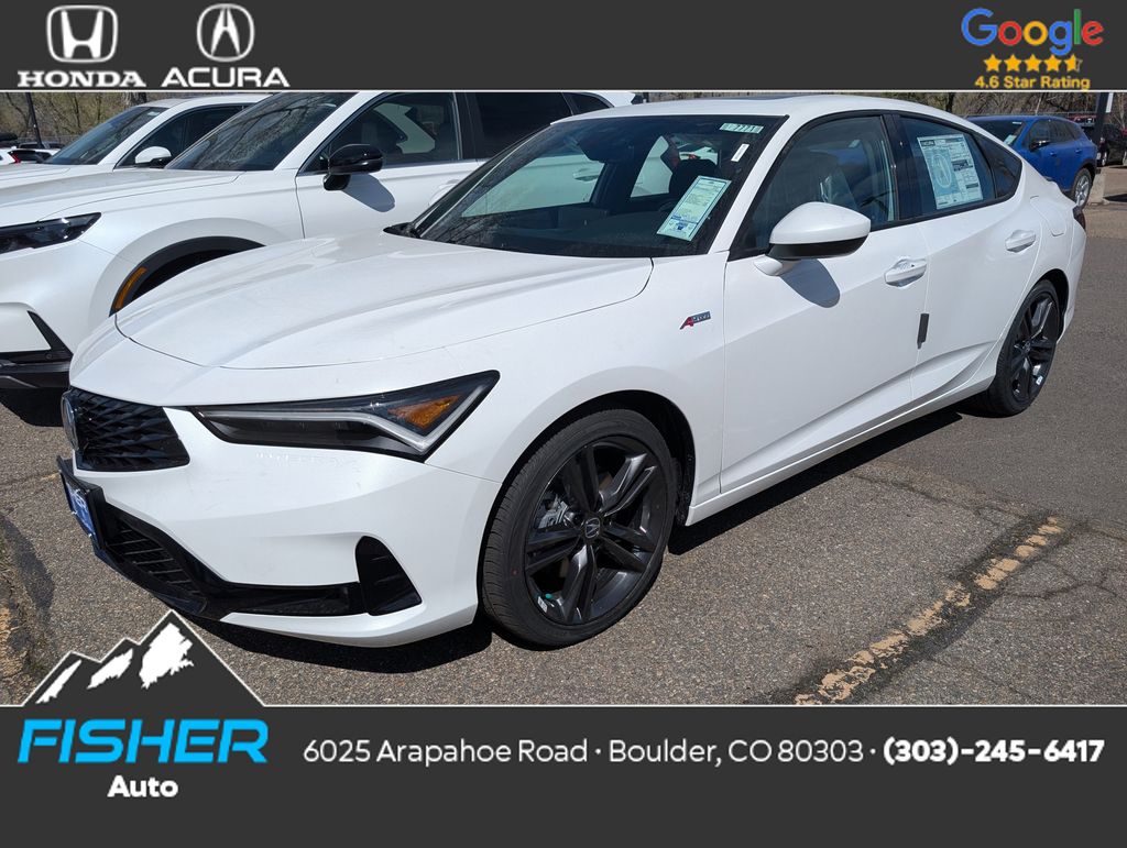 New 2025 Platinum White Pearl Acura A-Spec Package image 1