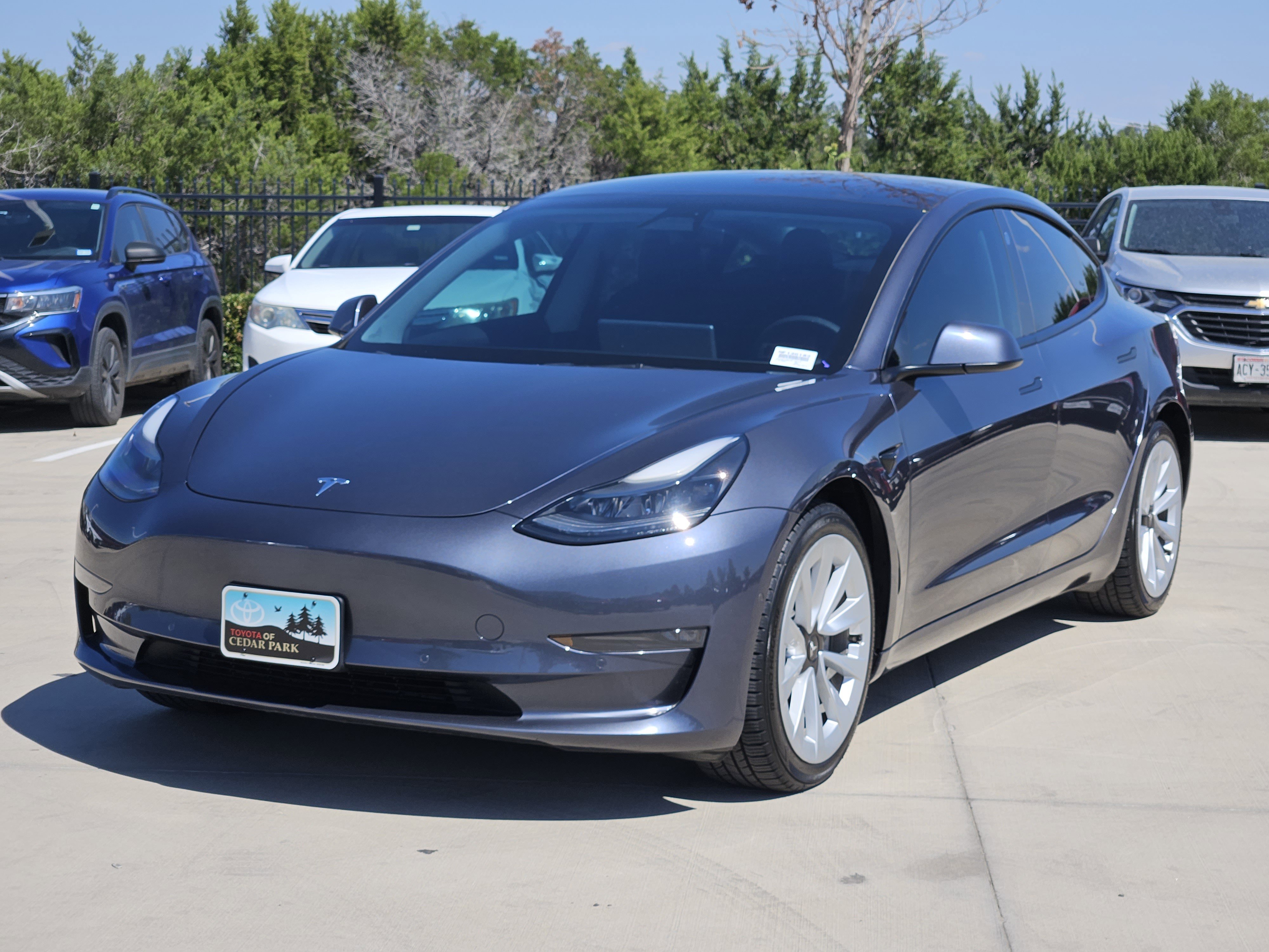 Used 2022 Tesla Model 3 Long Range with VIN 5YJ3E1EB6NF120182 for sale in Leander, TX