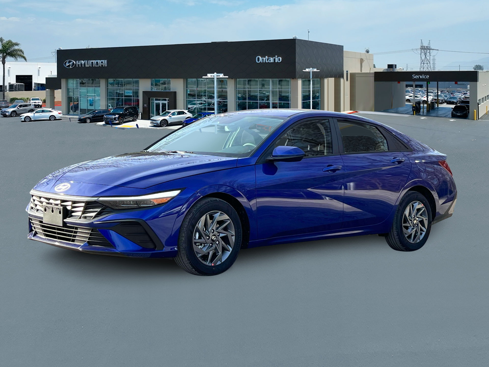 New 2024 Intense Blue Hyundai SEL image 2