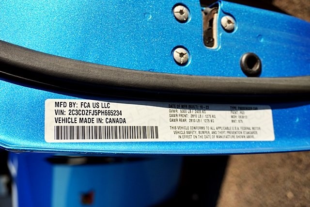 Used 2023 Blue Dodge R/T Scat Pack image 29