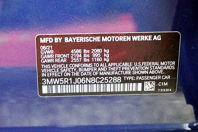 Used 2022 Blue BMW 330i image 37