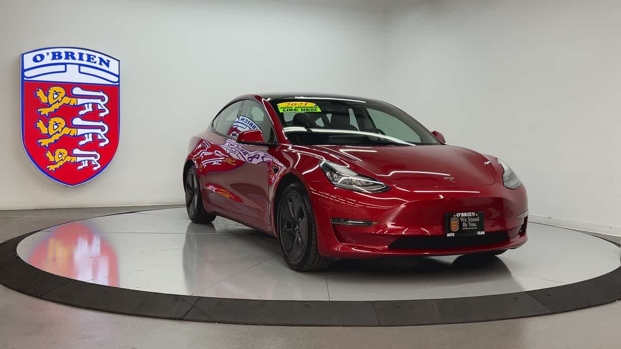 Used 2021 Tesla Model 3 Base with VIN 5YJ3E1EA6MF843262 for sale in Normal, IL