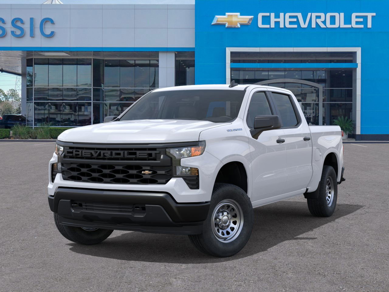 2026 Chevrolet Silverado 1500 WT White at Classic Elite Chevrolet Sugar Land