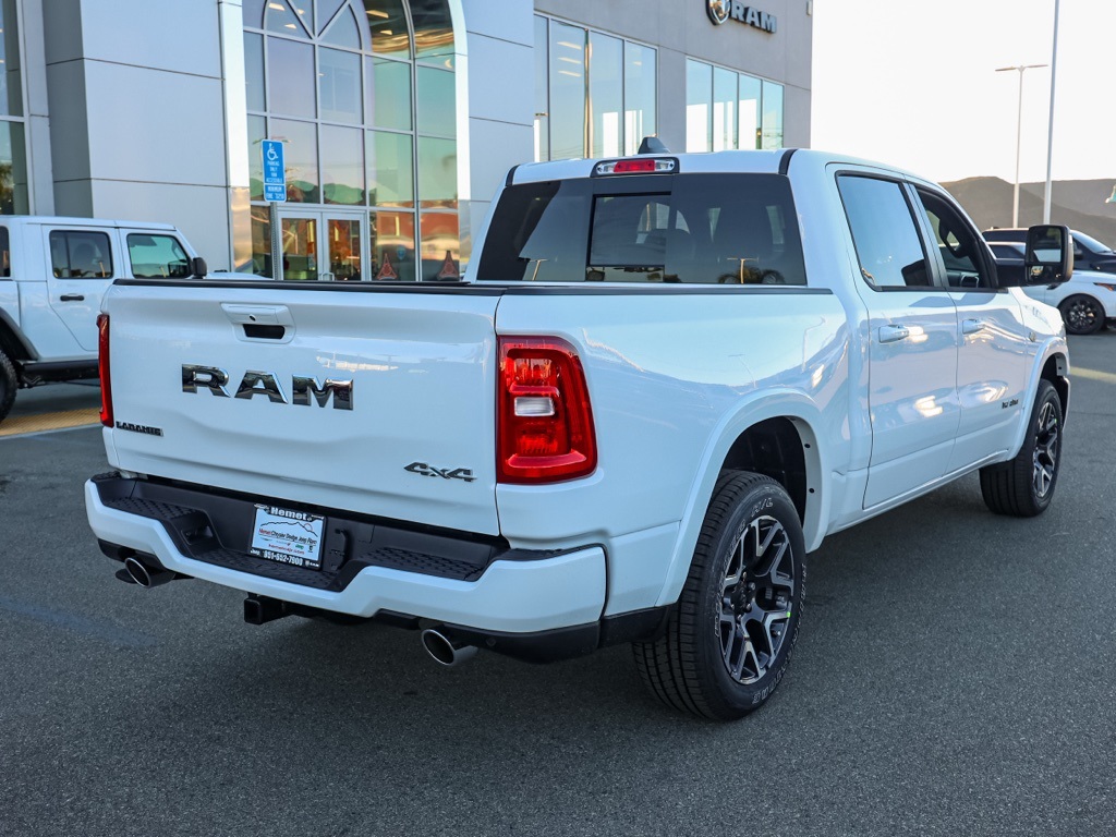 New 2026 Bright White Clear-Coat Exterior Paint RAM Laramie image 3