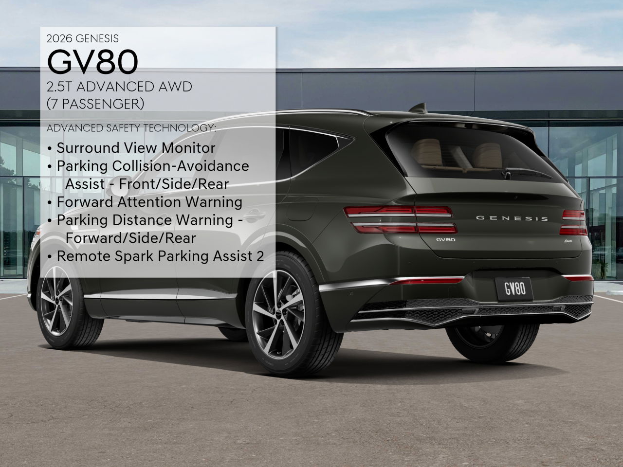 2026 Genesis GV80 2.5T Advanced photo 5