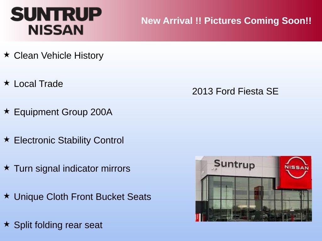 Used 2013 Ford Fiesta SE with VIN 3FADP4BJ3DM158948 for sale in St. Louis, MO