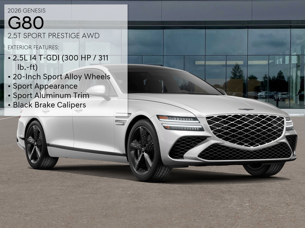 2026 Genesis G80 2.5T Sport Prestige AWD photo 3