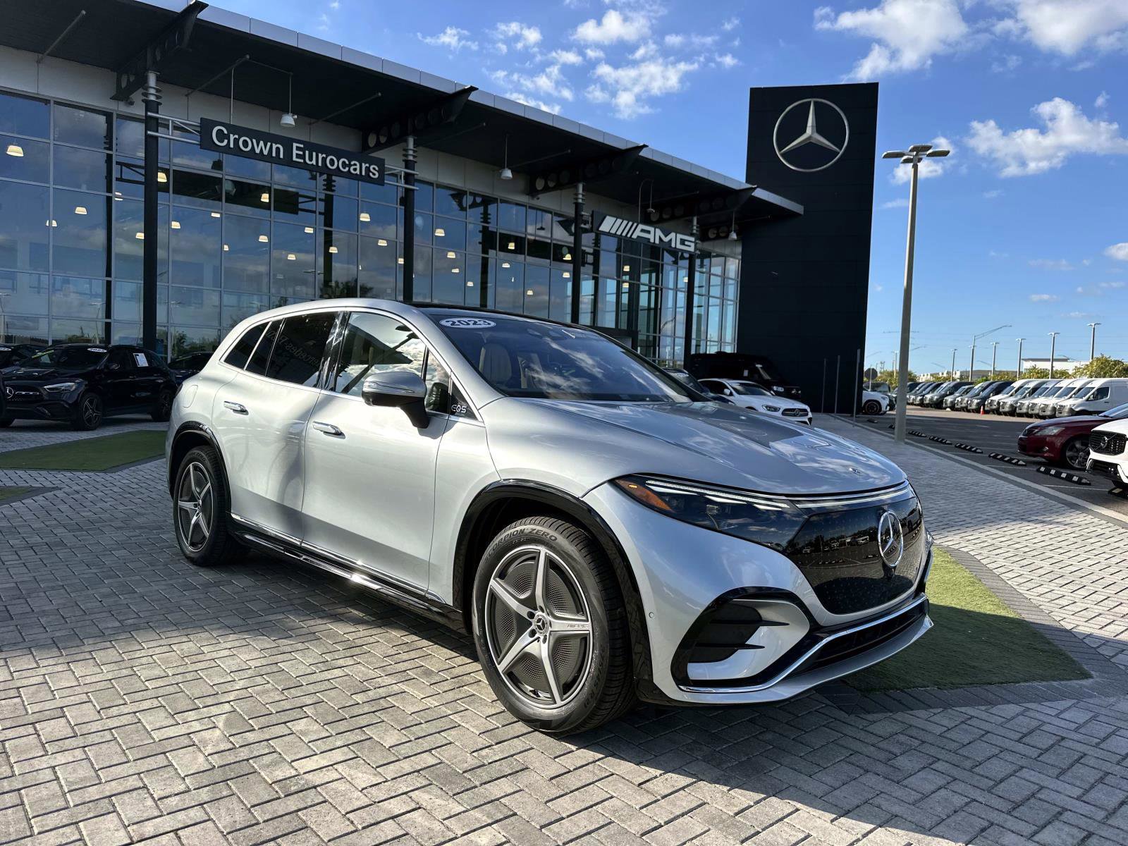 Certified 2023 Mercedes-Benz EQS SUV Base with VIN 4JGDM4EB8PA002974 for sale in Pinellas Park, FL