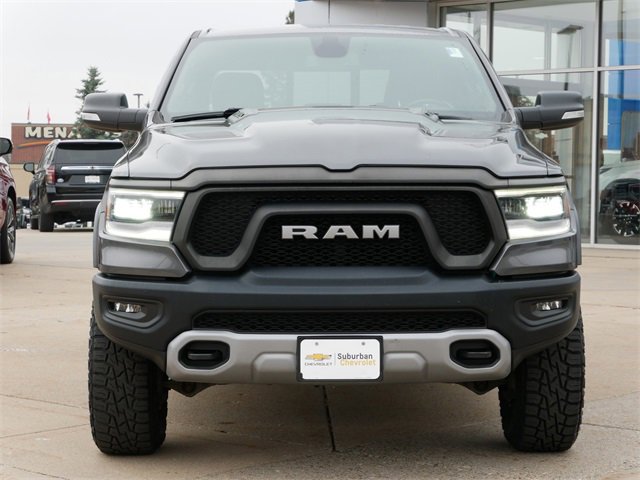 Used 2019 RAM Ram 1500 Pickup Rebel with VIN 1C6SRFLT1KN560386 for sale in Eden Prairie, Minnesota
