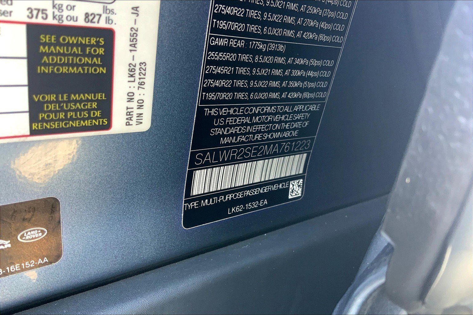 2021 Land Rover Range Rover Sport HSE Dynamic photo 27