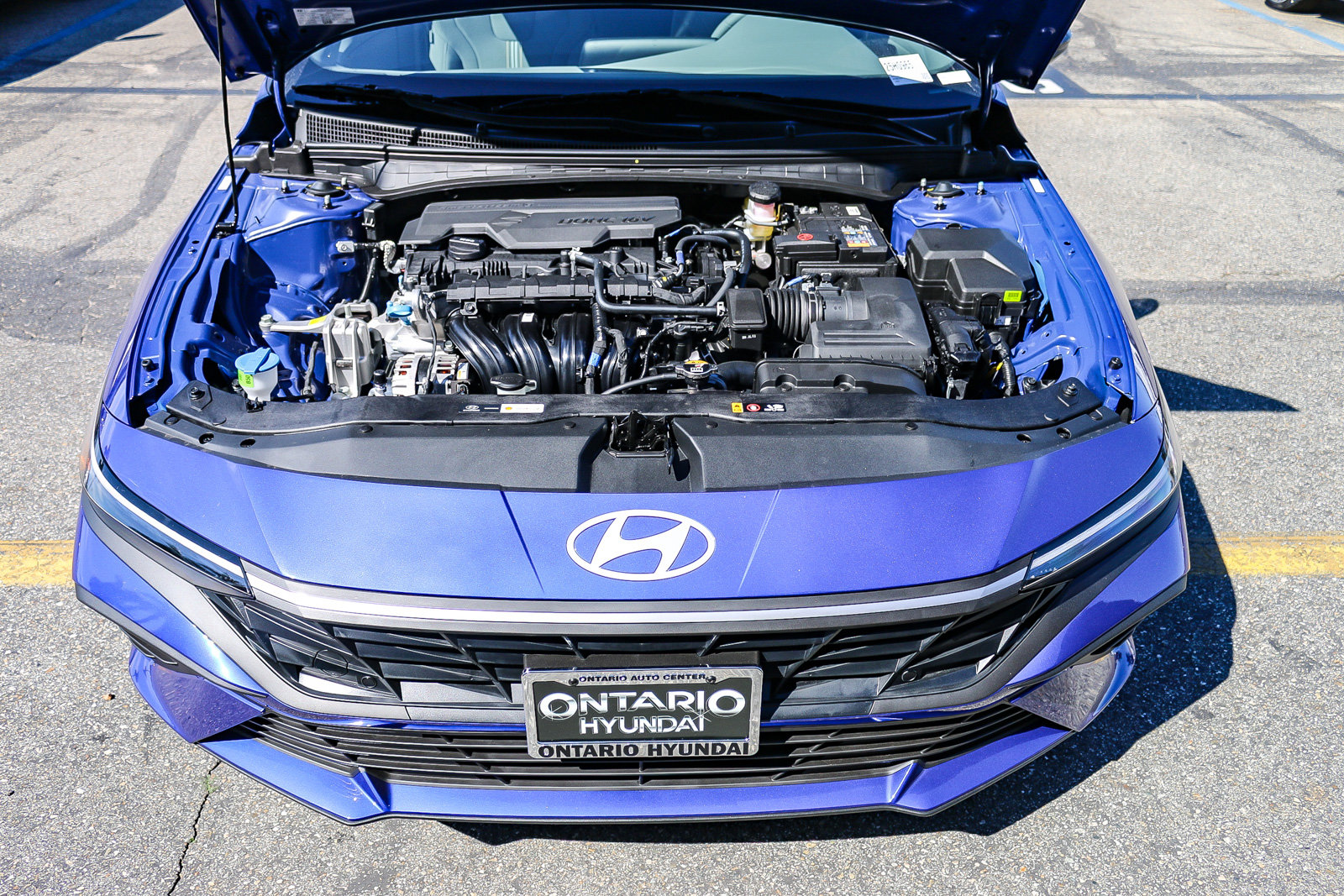 New 2025 Intense Blue Hyundai SEL Sport image 28