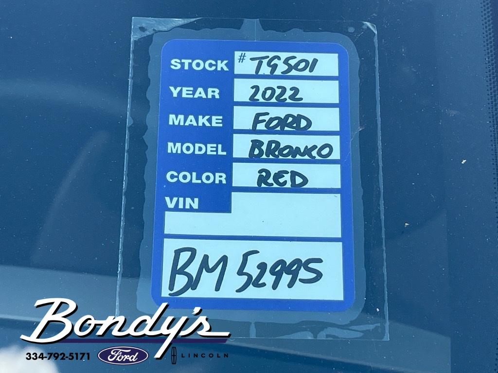 2022 Ford Bronco Wildtrak photo 19