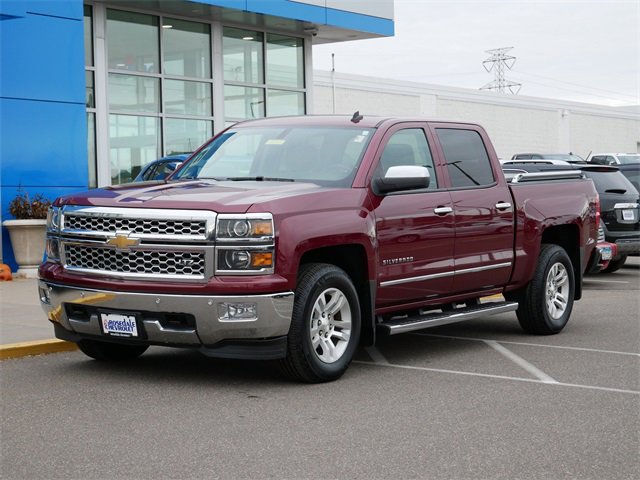 Used 2014 Chevrolet Silverado 1500 LTZ with VIN 3GCUKSEC7EG292243 for sale in Roseville, Minnesota