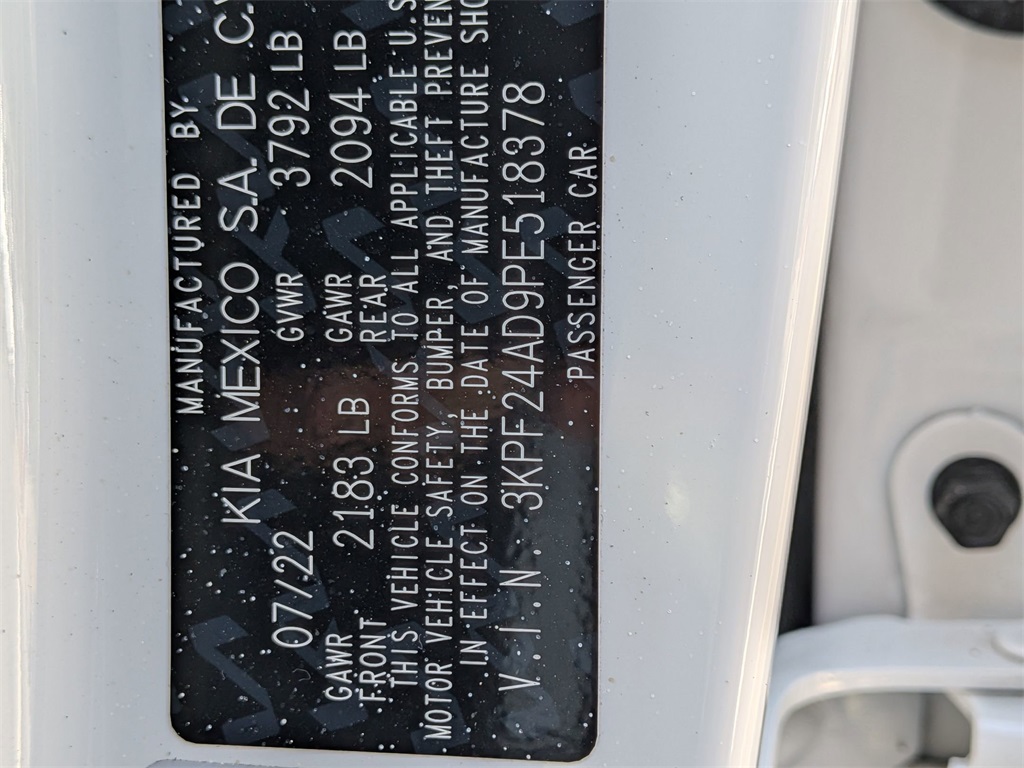 2023 Kia Forte LXS photo 25
