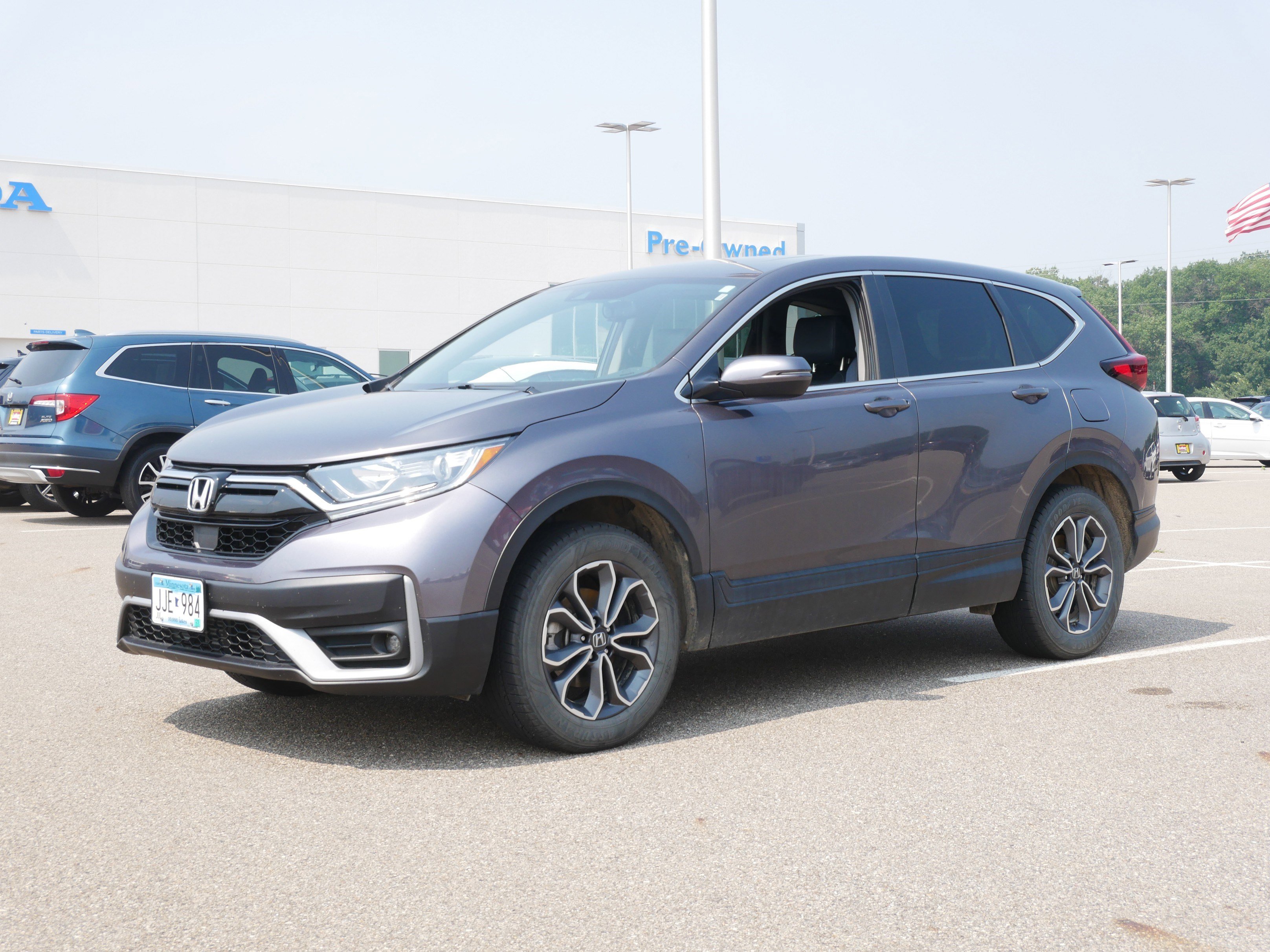 Used 2022 Honda CR-V EX-L with VIN 2HKRW2H81NH662143 for sale in Waite Park, Minnesota