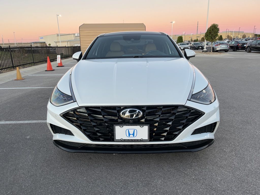 Used 2021 Hyundai Sonata Limited with VIN 5NPEH4J23MH079324 for sale in Leander, TX