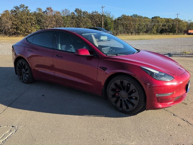 Used 2022 Tesla Model 3 Performance with VIN 5YJ3E1EC0NF230816 for sale in McAlester, OK