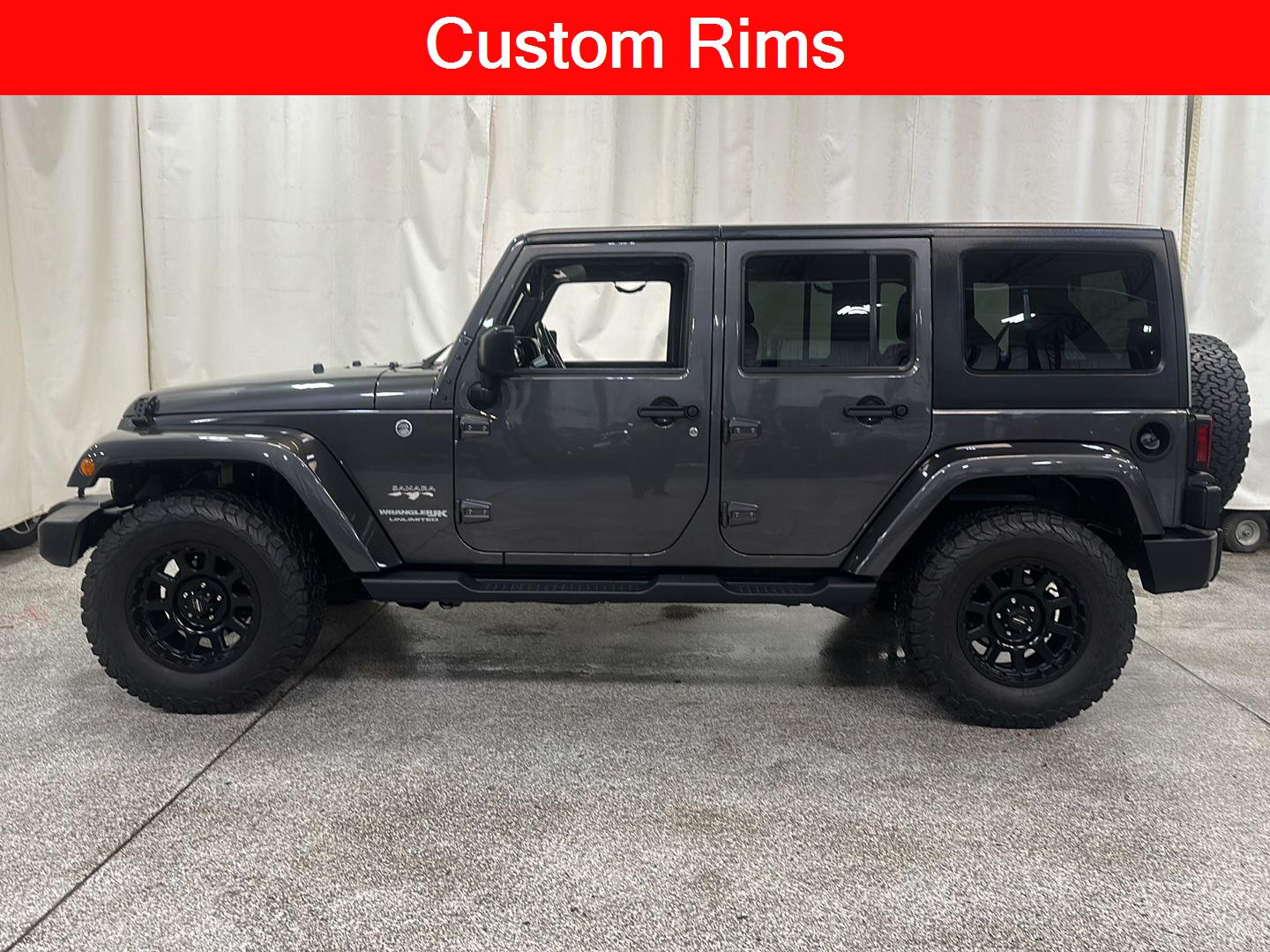 Used 2018 Jeep Wrangler JK Unlimited Sahara with VIN 1C4BJWEG3JL840482 for sale in Waconia, Minnesota