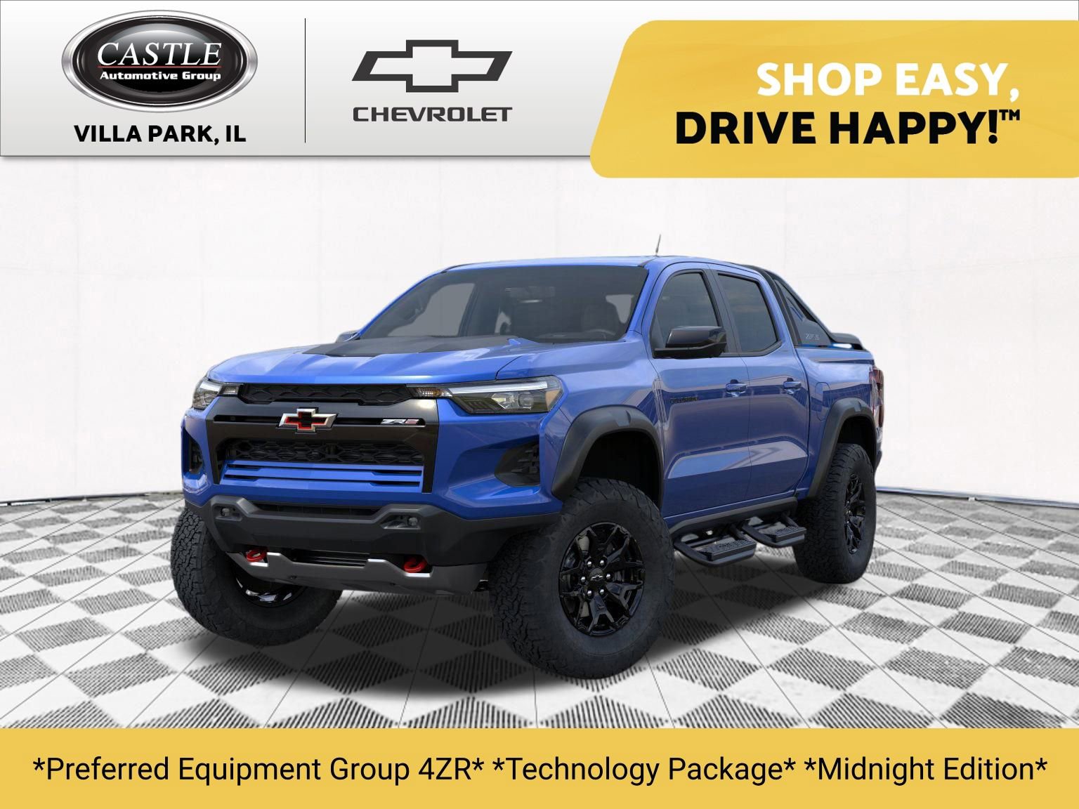 New 2025 Reef Blue Metallic Chevrolet ZR2 image 1