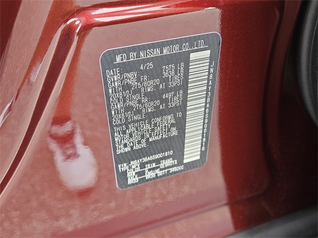 2025 Nissan Armada SL photo 17