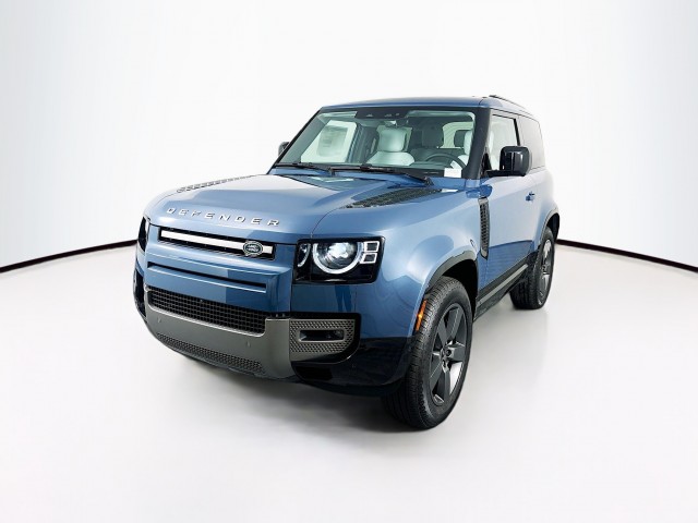 MINI GT Land Rover Defender 90 ストラトスブルー KOVOVÉ a RESIN MODELY | Land Rover Defender 90 County Wagon