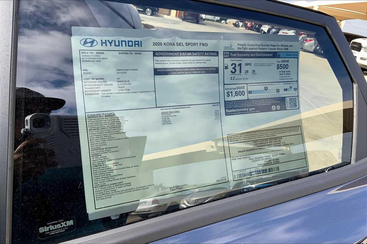 2026 Hyundai Kona SEL photo 16
